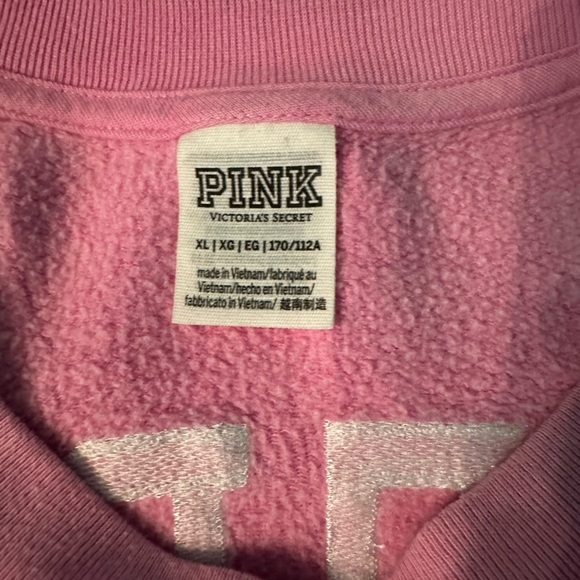 PINK VICTORIA’S SECRET Tie-Dye Crew Neck Sweatshirt XL oversized - Picture 5 of 5